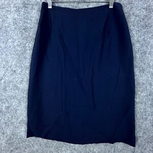 Vintage Garfield & Marks Skirt Womens 6 Blue Office Chic Pencil Classic Capsule